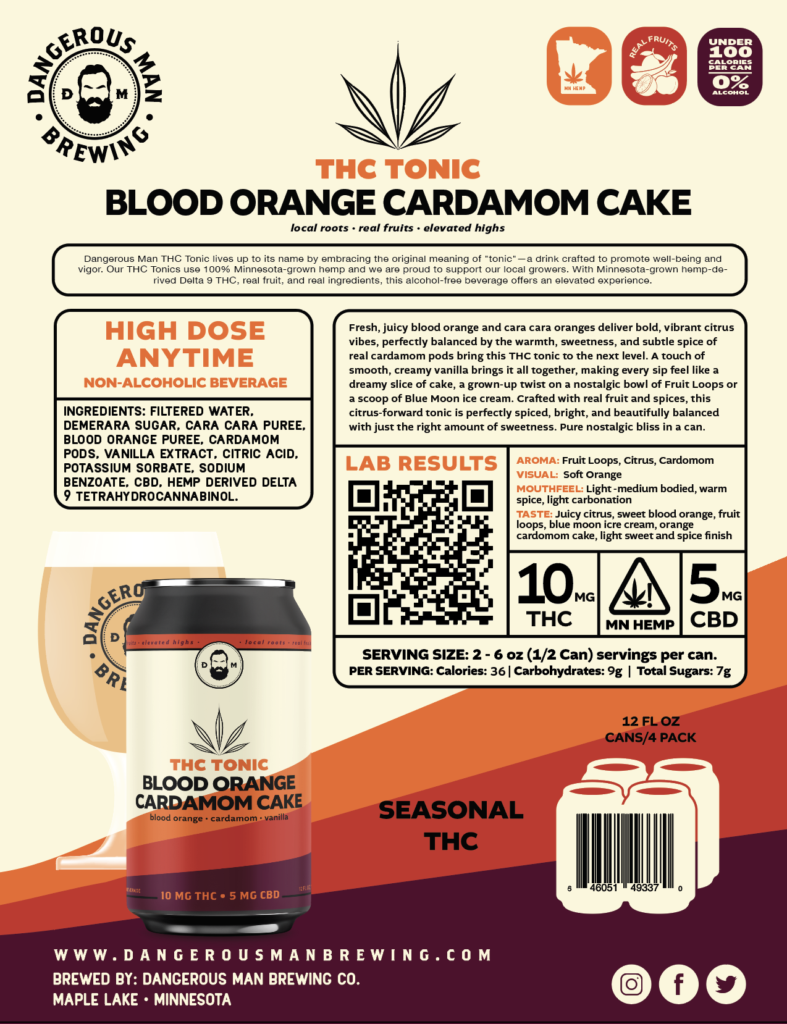 Blood Orange Cardamom Cake Sale Sheet