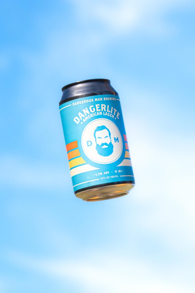 DangerLite American Lager Single Can