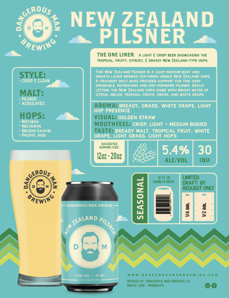 New Zealand Pilsner Sales Sheet