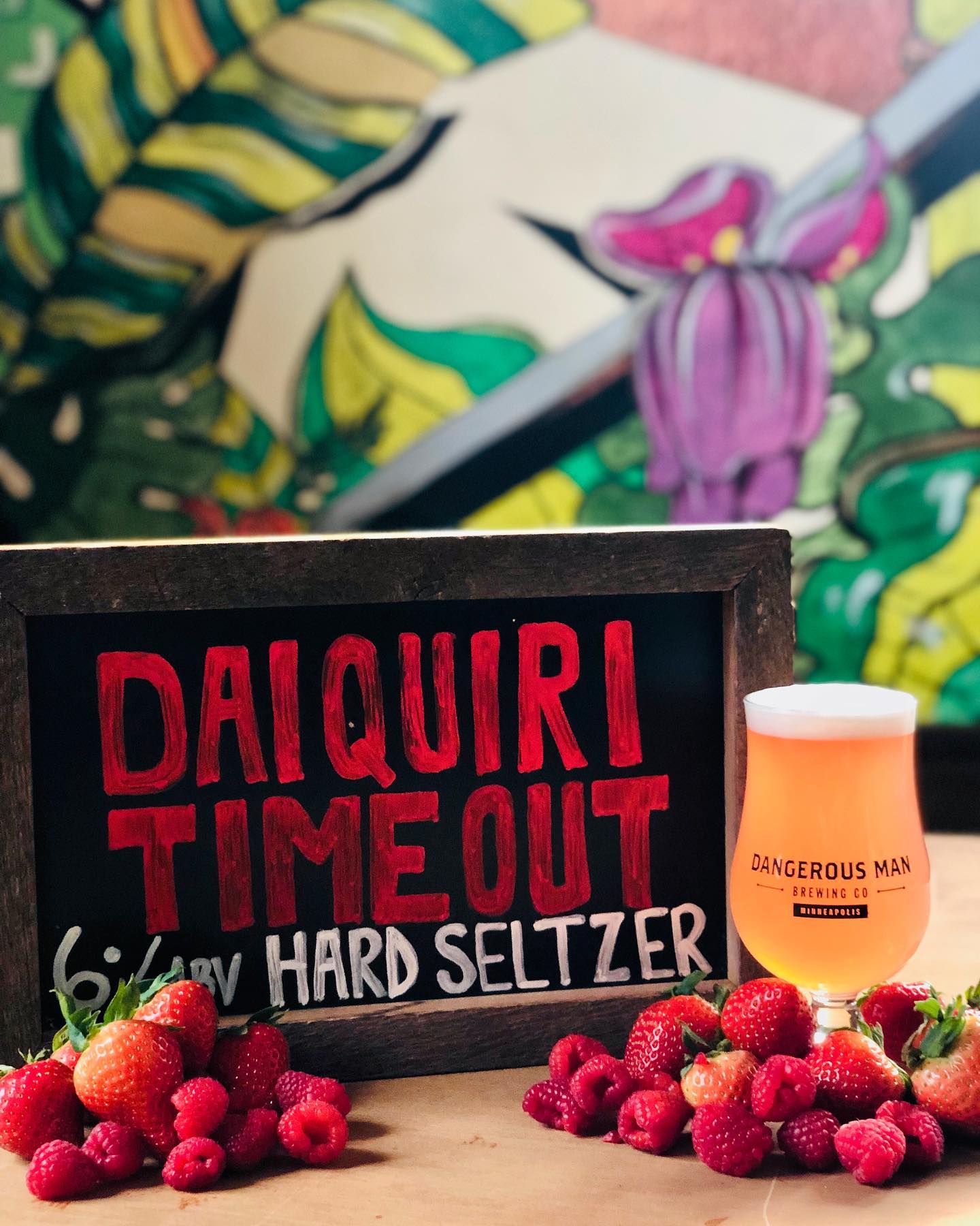 Daiquiri Time Out! Hard Seltzer Dangerous Man Brewing Company